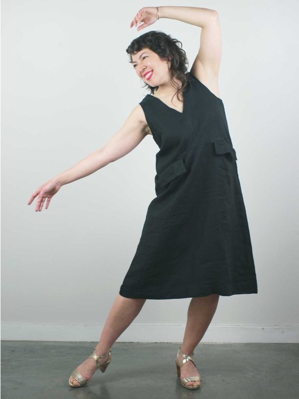 SUGAR CANDY MOUNTAIN 100% LINEN THE KARINA DRESS MSRP $228